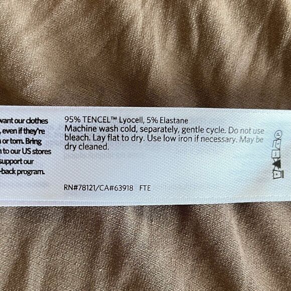 EILEEN FISHER Beige Sleeveless Stretch Midi Tank Jersey Dress   Women's Size P - Picture 4 of 7